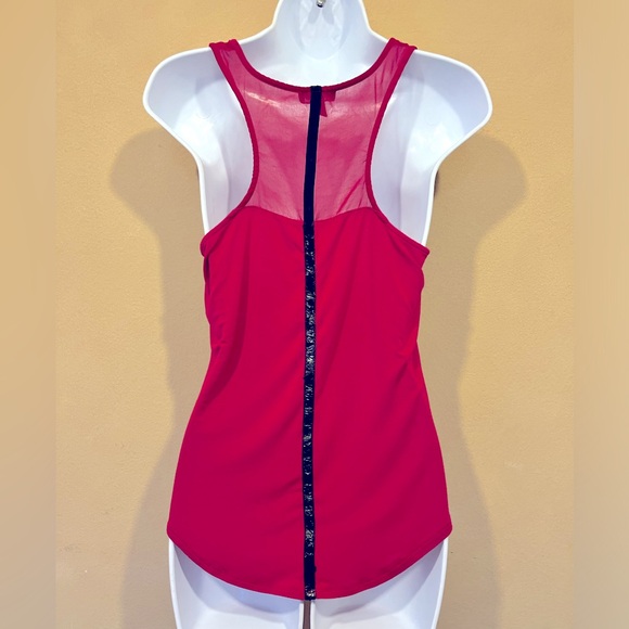 Bebe Burgundy Racerback Tank - Picture 3 of 4